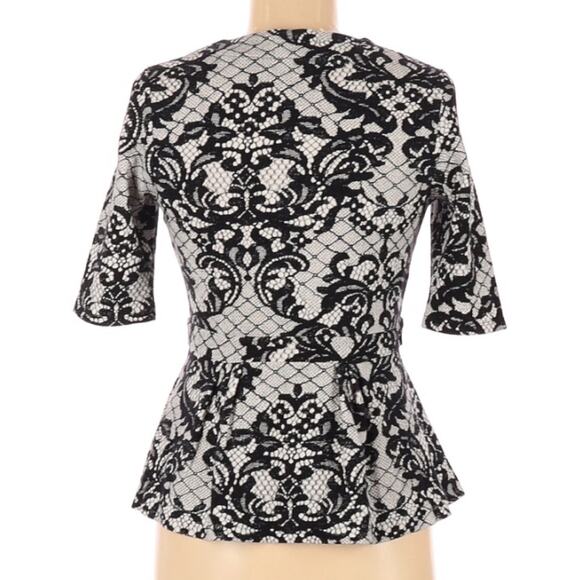 Anthro 9-H15 STCL short sleeve top peplum waist M - Picture 4 of 4